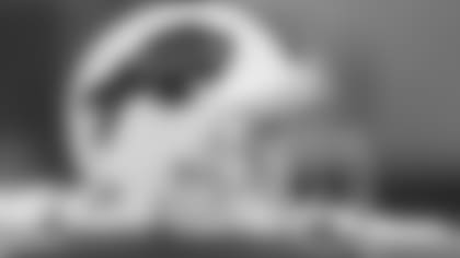 Buffalo Bills football helmet in 2011. (AP Photo/David Stluka)