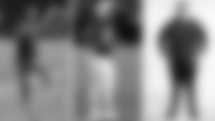 CB Greg Newsome II, Northwestern (left), edge rusher, Jayson Oweh, Penn State (middle), tackle Teven Jenkins, Oklahoma State (right).