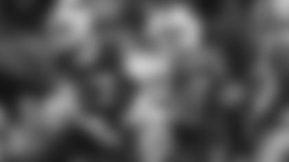 Buffalo Bills quarterback Josh Allen (17) celebrates a first down during the Buffalo Bills vs Dallas Cowboys game, November 28, 2019 at AT&T Stadium. Photo by Juan DeLeon