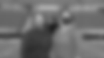 Laura Young and Barb Evans helped the Bills navigate all the NFL COVID-19 protocol procedures during the Bills most successful season in 25 years. Photo by Sara Schmidle.