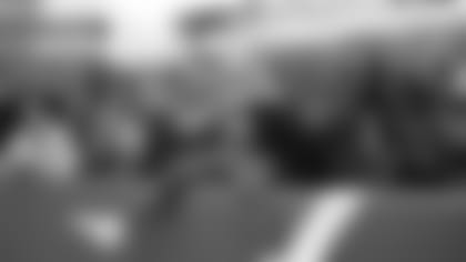 Cole Beasley touchdown and leap into the fans. Buffalo Bills vs Philadelphia Eagles, October 27, 2019 at New Era Field.
Photo by Bill Wippert