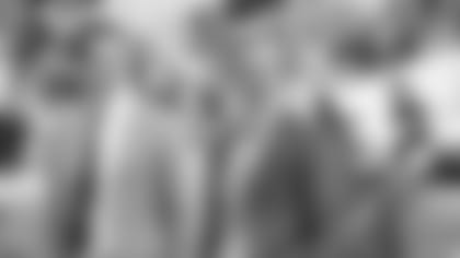 Joe Schoen, Brandon Beane. Buffalo Bills vs Jacksonville Jaguars at TIAA Bank Field, November 7, 2021. Photo by Bill Wippert