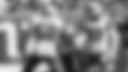 Buffalo Bills strong safety Micah Hyde (23) and outside linebacker Matt Milano (58) Buffalo Bills at New York Giants, September 15, 2019 at MetLife Stadium.  
Photo by Bill Wippert