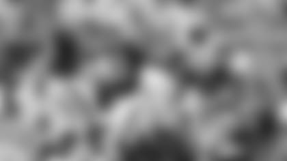 Cole Beasley (10) celebrates running back LeSean McCoy's (25) touchdown Buffalo Bills at Carolina Panthers, August 16, 2019 at Bank of America Stadium.  
Photo by Bill Wippert