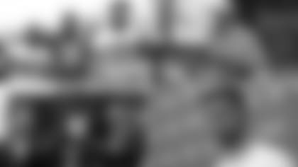 Buffalo's first three draft picks at rookie minicamp (Devin Singletary - 40, Ed Oliver - 91 and Cody Ford - 70), NY Jets first round pick defensive tackle Quinnen Williams, Patriots first round pick N'Keal Harry and Miami Dolphins quarterback Josh Rosen.