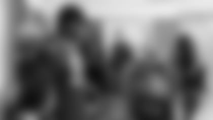 Jerry Hughes at the Matt Urban Hope Center in 2018.