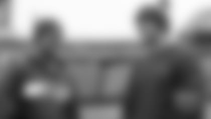 Josh Allen and Sam Darnold were both drafted in the top 10 of the 2018 NFL Draft and train together in the offseason in Southern California. Photo by Kevin Hoffman December 9, 2018