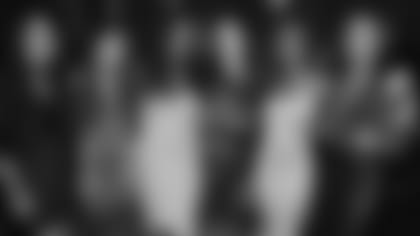 Patti Thomas and family at the Thurman Thomas Jersey Retirement Gala. October 28, 2018. Photo by Sara Schmidle