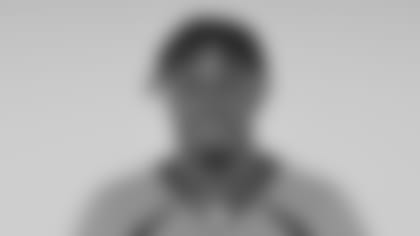 This is a 2023 photo of Thomas Incoom of the Denver Broncos NFL football team.  This image reflects the Denver Broncos active roster as of June 12, 2023 when this image was taken.  (AP Photo)
