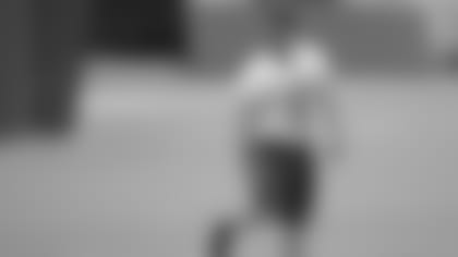 Miami Dolphins kicker Greg Joseph warms up during an NFL organized team activities football practice, Wednesday, May 30, 2018, at the Dolphins training facility in Davie, Fla. (AP Photo/Wilfredo Lee)