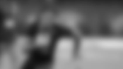 Central Michigan defensive back Sean Bunting runs a drill during the NFL football scouting combine, Monday, March 4, 2019, in Indianapolis. (AP Photo/Darron Cummings)