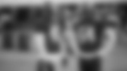 TAMPA, FL - July 28, 2021 - Inside Linebacker Devin White #45 and Inside Linebacker Lavonte David #54 of the Tampa Bay Buccaneers during 2021 Training Camp practice at AdventHealth Training Center. Photo By Kyle Zedaker/Tampa Bay Buccaneers