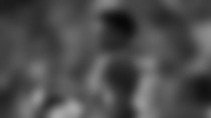 New York Giants defensive back Orion Stewart (45) warms up before a preseason NFL football game Thursday, Aug. 9, 2018, in East Rutherford, N.J. (AP Photo/Adam Hunger)