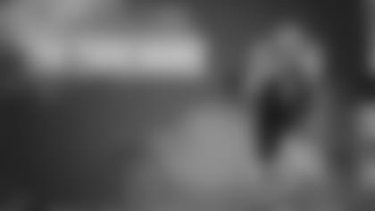 Mississippi State defensive lineman Montez Sweat runs the 40-yard dash during the NFL football scouting combine, Sunday, March 3, 2019, in Indianapolis. (AP Photo/Darron Cummings)