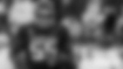 Texas A&M offensive lineman Kenyon Green (55) lines up against Auburn during the second half of an NCAA college football game Saturday, Nov. 6, 2021, in College Station, Texas. (AP Photo/David J. Phillip)