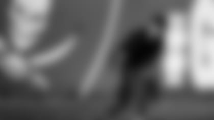 TAMPA, FL - AUGUST 07, 2020 - Wide Receiver Mike Evans #13 of the Tampa Bay Buccaneers during day 5 of 2020 Training Camp practice at AdventHealth Training Center. Photo By Tori Richman/Tampa Bay Buccaneers