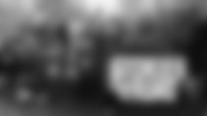 "Just a few" of Tanner's family and friends in attendance on Sunday for his first active game (c/o Karley Weatherly)