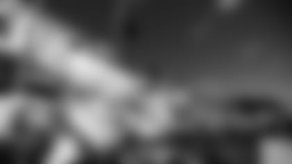 TAMPA, FL - October 15, 2023 - Buc Beat Line performance at Bucs Beach before the game between the Detroit Lions and Tampa Bay Buccaneers. The Bucs lost the game, 20-6. Photo By Doug DeFelice/Tampa Bay Buccaneers