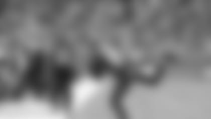 LONDON, UK  - OCTOBER 13, 2019 - Wide Receiver Bobo Wilson #85 of the Tampa Bay Buccaneers during the game between the Carolina Panthers and Tampa Bay Buccaneers at Tottenham Hotspur Stadium. The Buccaneers lost the game, 37-26. Photo By Mike Carlson/Tampa Bay Buccaneers