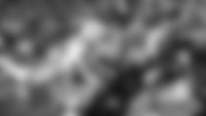 Wide receiver Antoine Wesley makes a touchdown catch against the Colts on Christmas night last season.