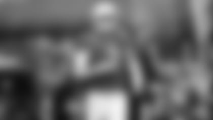 QB Carson Palmer runs out during introductions in 2017