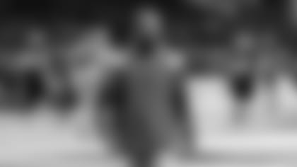 Connor Senger on the field while coaching for North Dakota State in 2021.