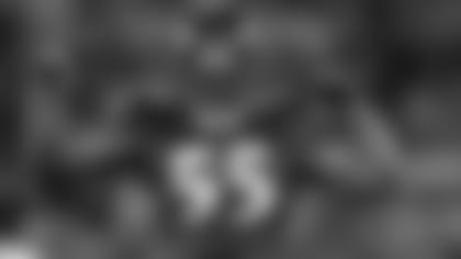 FILE - This Dec. 5, 2010, file photo shows Baltimore Ravens linebacker Terrell Sugg during the second half of an NFL football game against the Pittsburgh Steelers, in Baltimore. The NFL has warned players to cut out the trash talk, specifically when it threatens other players. (AP Photo/Rob Carr, File)