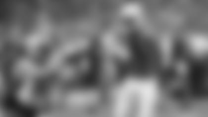 WR Trent Sherfield catches a touchdown pass against the Raiders during the 2019 preseason.