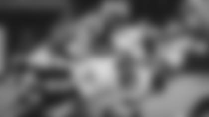 Tight end Zach Ertz had three catches against the Rams Monday night.