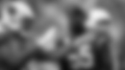 OLB Chandler Jones (right) received some valuable advice from Terrell Suggs last season.