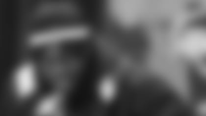 South Carolina defensive lineman Javon Kinlaw listens during a press conference at the NFL Scouting combine in Indianapolis on Thursday.