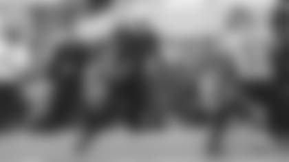 Wide receiver Larry Fitzgerald runs after a catch in the last game he played, in Seattle last month.