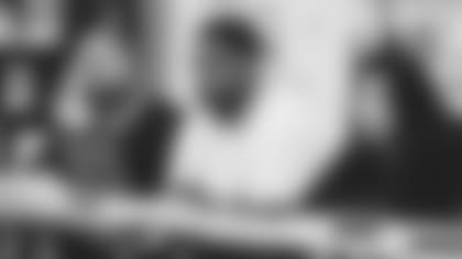 DT Corey Peters, shown here during a book club meeting last October, has taken his events virtual due to COVID-19.