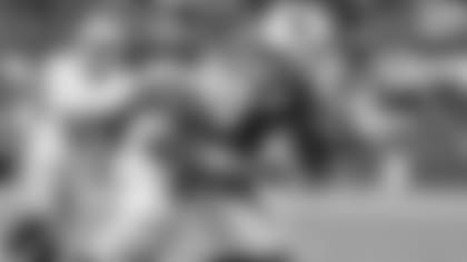 WR Chad Williams hauls in a catch with 49ers CB Richard Sherman in coverage.