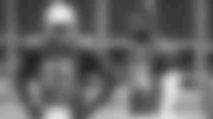 Tight end Jermaine Gresham (84), here talking to fellow tight end Gabe Holmes in training camp, was brought off the PUP list Saturday, as was defensive end Markus Golden.