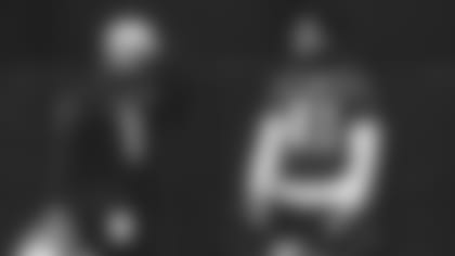 RB Kenyan Drake (right), shown with QB Kyler Murray, didn't practice on Monday for "precautionary" reasons.