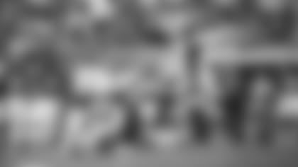 Kicker Matt Prater kicks a field goal against the Browns this weekend in Cleveland.