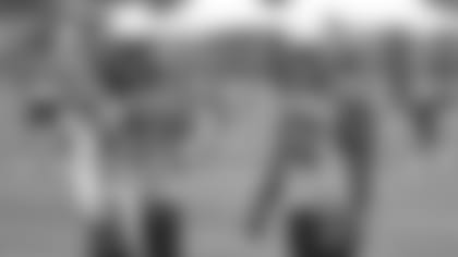 Cardinals safety D.J. Swearinger Sr. (left) waits with fellow safety Budda Baker during a recent OTA.