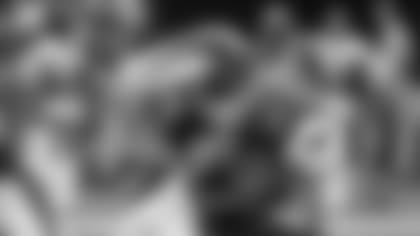 G J.R. Sweezy's hurdling attempt over QB Kyler Murray didn't quite work out.