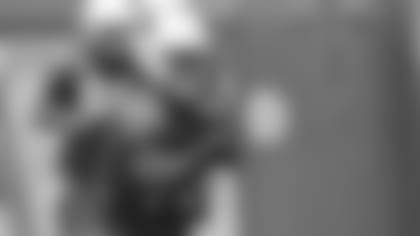 T Desmond Harrison practices during the second day of minicamp on Wednesday.