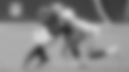 WR Christian Kirk catches the ball against Lions safety Tracy Walker.