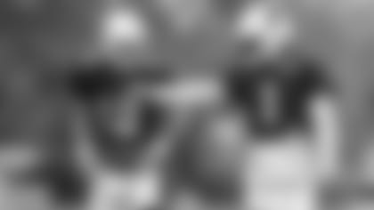 Quarterbacks Colt McCoy (12) and Kyler Murray at a recent Cardinals practice.