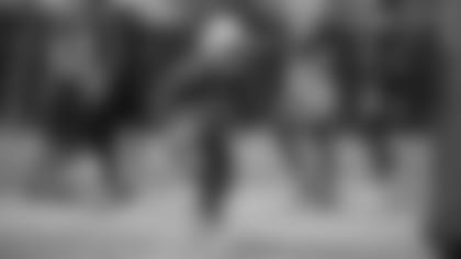 Running back Ronnie Rivers runs through a drill during a OTA earlier this month.