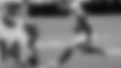 WR Christian Kirk makes a move after a catch Friday night in New Orleans.