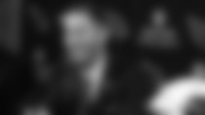 Kliff Kingsbury has a laugh as he answers questions after being introduced as the new Cardinals head coach Wednesday.