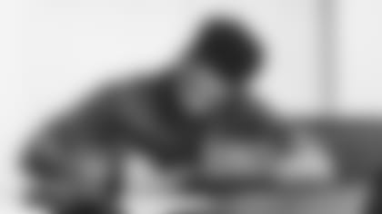 Cornerback Tay Gowan signs his first NFL contract on Tuesday.