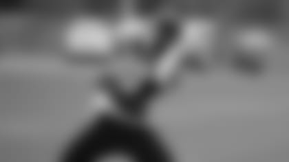 Wide receiver Bryant Mitchell makes a catch earlier this week during Phase Two work.