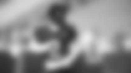 Wide receiver Marquise Brown returned to practice Thursday after getting pulled over for speeding the day before.