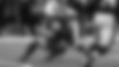 Defensive tackle Corey Peters makes a stuff of Saints running back Mark Ingram Friday night after returning from a knee injury. With Peters' availability in question, the Cardinals added line depth Wednesday.