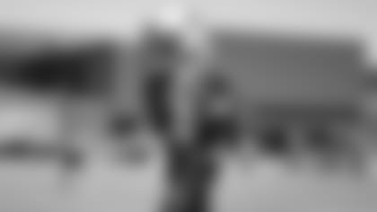 Hollywood Brown runs after a catch during last month's minicamp.